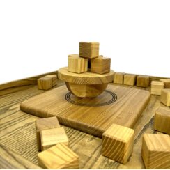 Настольная игра из дерева Балансирующая Полусфера Премиум M