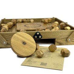 Деревянная игра «Балансирующая Полусфера» с камнями Премиум M 