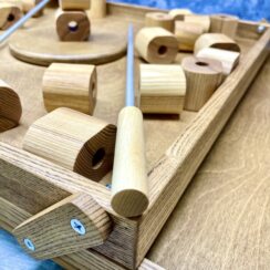 Настольная игра из дерева Башня из колец Форт Боярд M