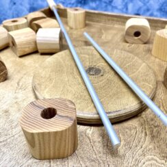 Настольная игра из дерева Башня из колец Форт Боярд M