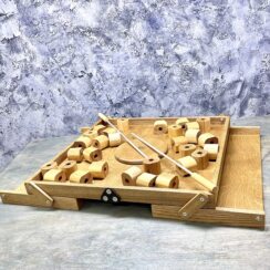 Настольная игра из дерева «Башня из колец Форт Боярд» M