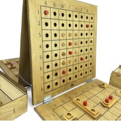 Настольная игра из дерева «Морской бой» M