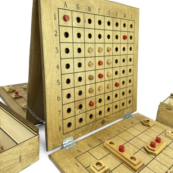 Настольная игра из дерева Морской бой M