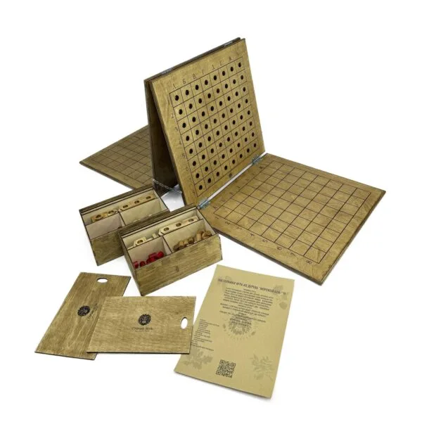 Настольная игра из дерева Морской бой M