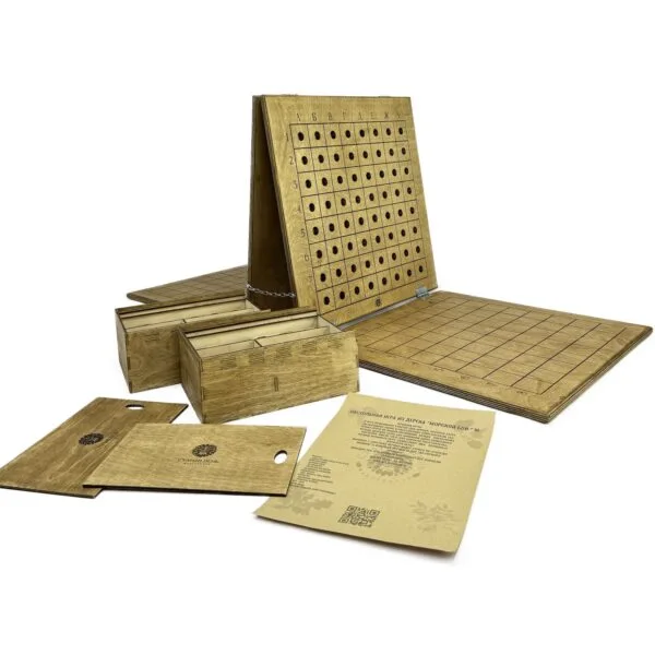 Настольная игра из дерева Морской бой M