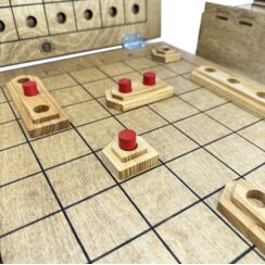 Настольная игра из дерева «Морской бой» M