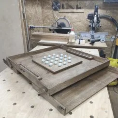 Настольная игра из дерева 21 шарик M фанера