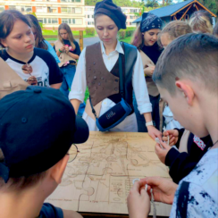 Деревянный Пазл-Головоломка