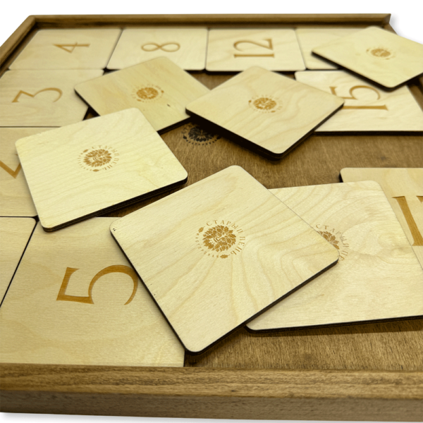 Настольная игра из дерева «Пятнашки» Лайт