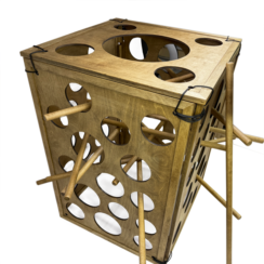 Разборная деревянная клетка для мяча