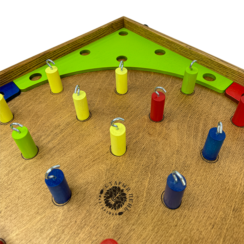 Настольная игра из дерева Рыбалка M