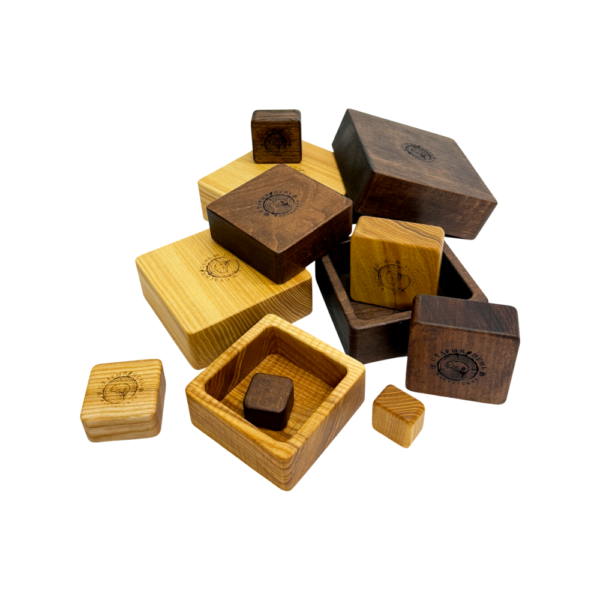 Деревянная игра «Странные крестики - нолики» Лайт в пенале