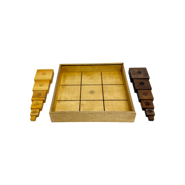 Деревянная игра «Странные крестики - нолики» Лайт в пенале