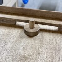 Деревянная игра  «Аэрохоккей и Стрельба по мишени» на 2-х игроков L 2 в 1 с ногами