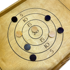 Настольная игра из дерева «Стрельба по мишени» на 2-х игроков L
