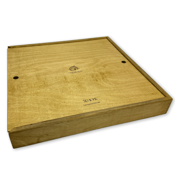 Деревянная головоломка «Тетрис 3D куб» в пенале Лайт