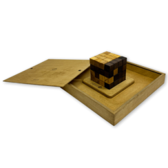 Деревянная головоломка «Тетрис 3D куб» в пенале Лайт