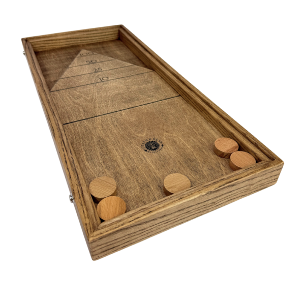 Настольная игра из дерева Вышибалы и  Бермудский треугольник M 2 в 1