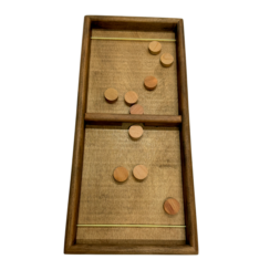 Настольная игра из дерева Вышибалы и Бермудский треугольник M 2 в 1