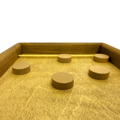 Настольная игра из дерева «Вышибалы» в пенале M