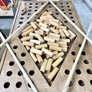 Напольная игра из дерева «Стол - Рыбалка» XL