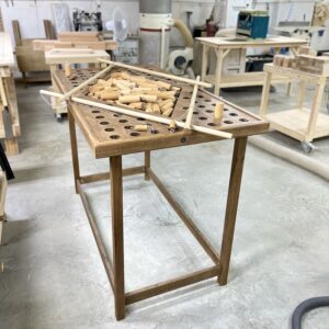 Напольная игра из дерева «Стол - Рыбалка» XL