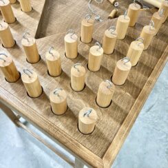 Настольная игра из дерева Стол Рыбалка XL