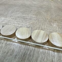 Настольная игра из дерева Вышибалы на 4 игрока  L