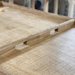 Настольная игра из дерева Вышибалы на 4 игрока с выкручивающимися ногами L