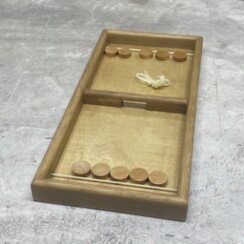 Настольная игра из дерева Вышибалы в пенале M