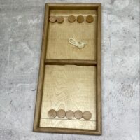 Настольная игра из дерева Вышибалы в пенале M